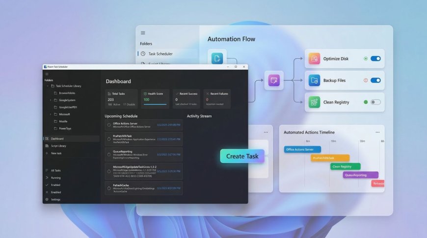 Someone rebuilt Task Scheduler for Windows 11 and it goes way harder than it has any right to