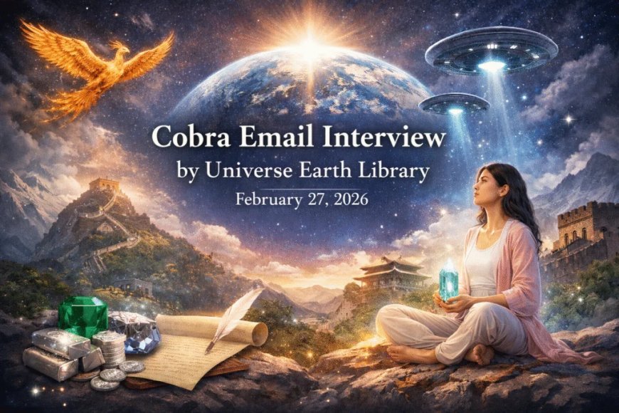 Email Interview Cobra/”Universe Earth Library” February 27th, 2026(China, Stones/Minerals, Planetary Situation, Energies/Cosmos, The Event…)