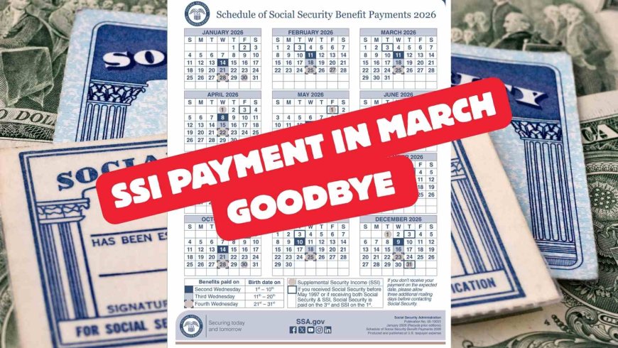 Goodbye to the “normal” SSI payment in March: that’s why millions of beneficiaries believe their money has suddenly disappeared