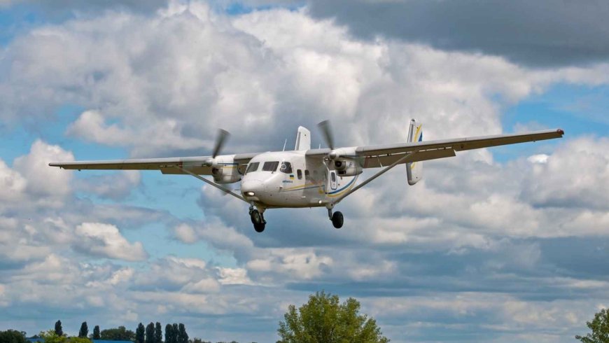 In February 2026, Ukraine converts a twin-engine Antonov An-28 regional aircraft into a makeshift drone hunter, mounts an M134 rotary cannon on the side door, and sends it out to chase Russian drones like something out of a low-budget movie