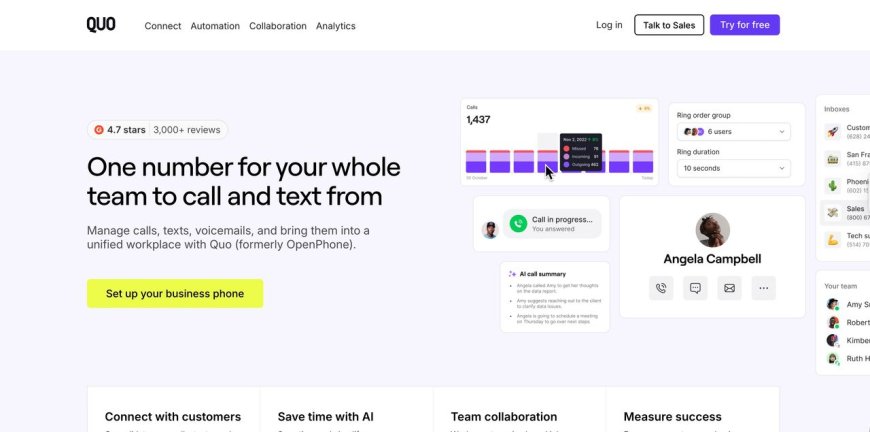 Quo review: A modern, AI-powered business phone platform for small businesses