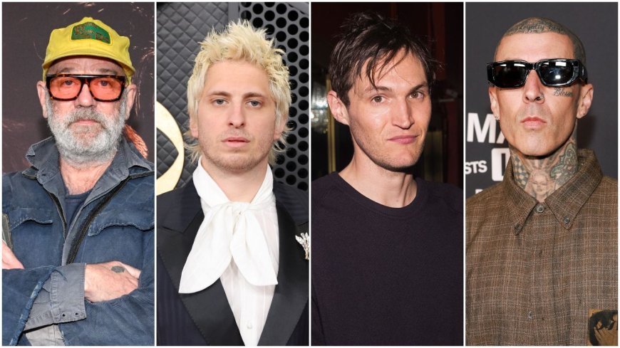 "It's the best clapping TV theme song since Friends." Listen to the first song released by US supergroup featuring R.E.M's Michael Stipe, producer Andrew Watt, ex-Red Hot Chili Peppers guitarist Josh Klinghoffer and Blink-182 drummer Travis Barker