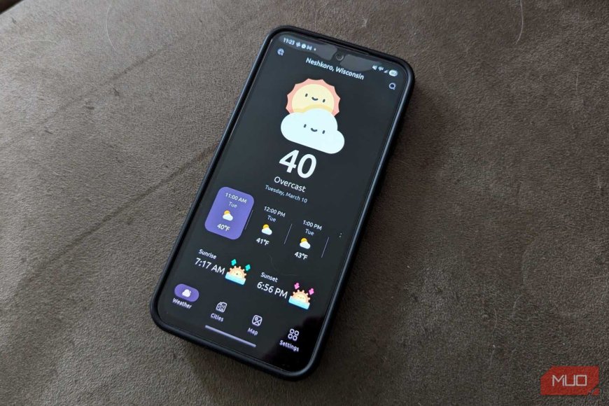 I installed this cute Android weather app for the design and stayed for the accuracy