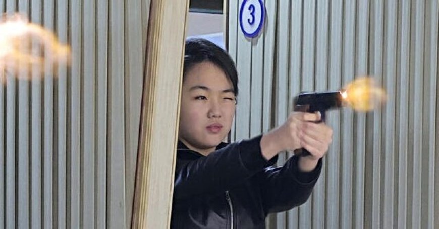 Video: North Korea Reveals Images of Kim Jong-un and His Daughter Firing Pistols at Shooting Range