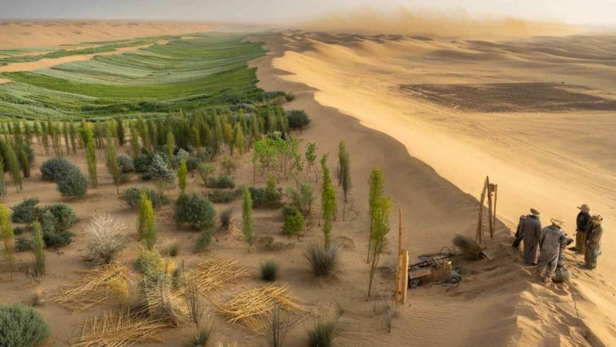 China planted trees like crazy to slow the advance of the Gobi Desert and ended up causing another big problem: water began to disappear from the soil and aquifers as rainfall patterns changed