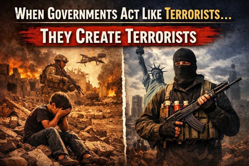 When Governments Act Like Terrorists They Create Terrorists