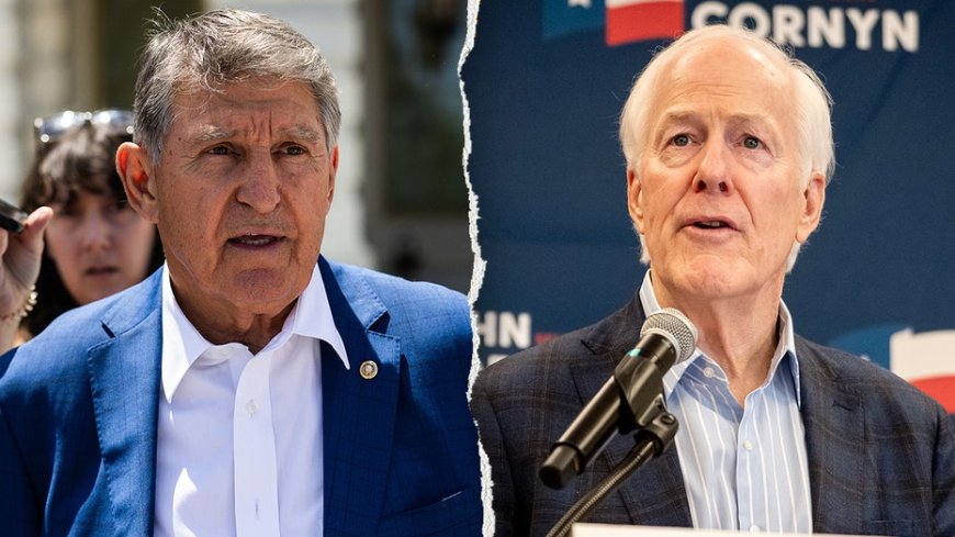 Manchin blasts Cornyn for abandoning stance he once backed: 'Deeply disappointing'