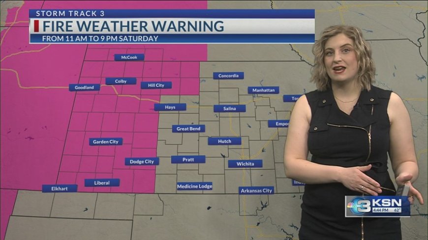 Storm Track 3 Forecast: Fire Weather Warnings Saturday, cold and windy Sunday
