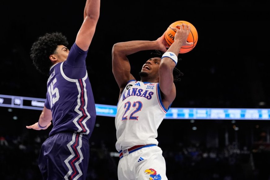 Darryn Peterson scores 24 as No. 14 Kansas beats TCU in Big 12 tournament