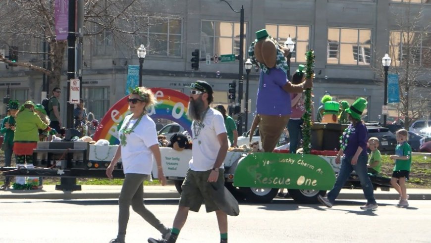Crowds pack downtown Springfield as families celebrate St. Patrick's Day Parade
