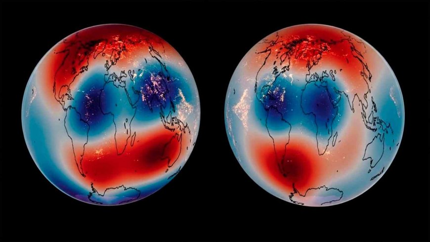 Strange anomalies detected in Earth’s magnetic field — Two continent-sized rock giants deep inside the planet may explain them