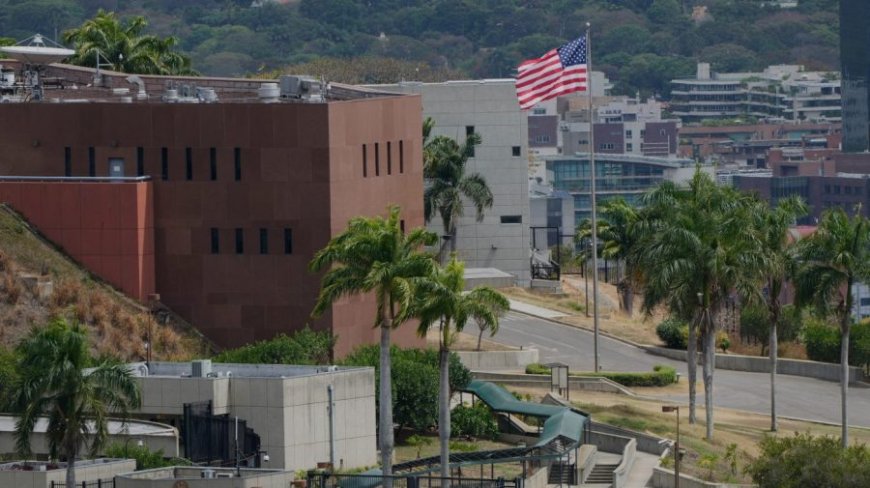 US Embassy in Venezuela raises American flag for first time in 7 years