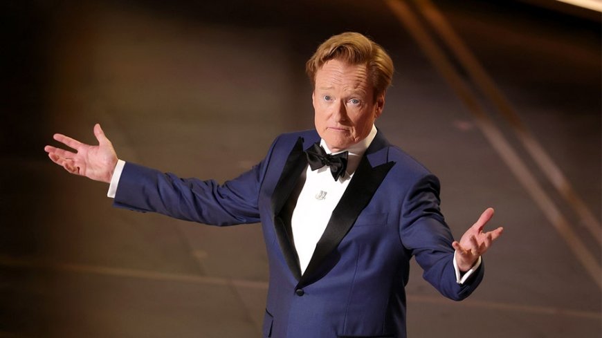 Conan O'Brien swipes at TPUSA, Kid Rock during monologue with 'alternate Oscars' joke