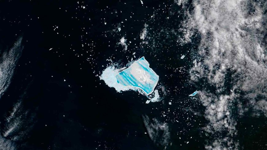 NASA scientists spotted a megaberg three times the size of New York City — Now it’s triggering a bloom of life around it