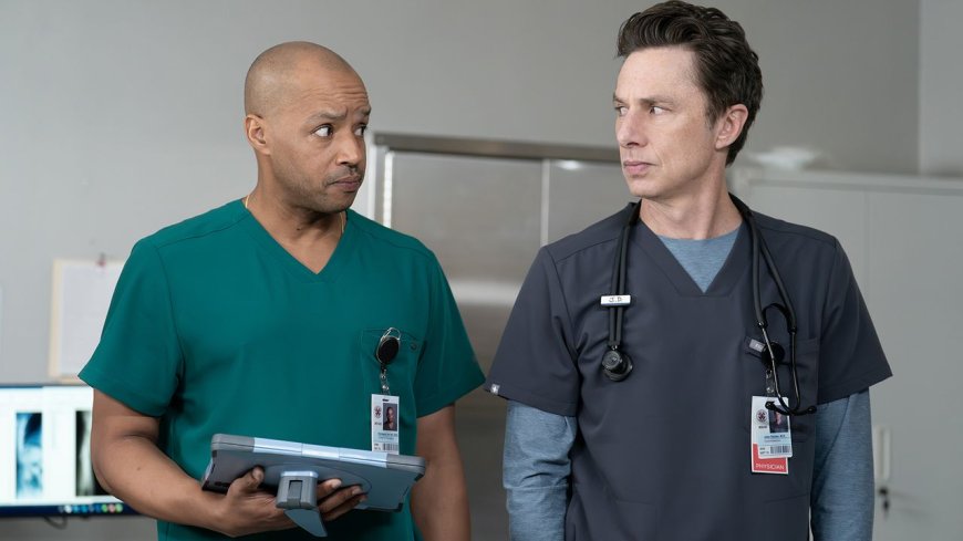 What is the release date for Scrubs season 10 episode 5 on Hulu and Disney+?