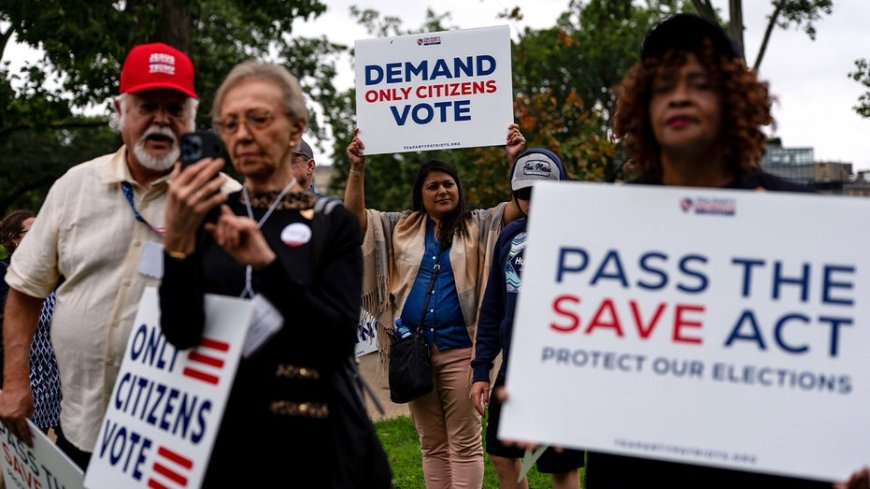 Republican senators blast Democrats for 'fear-mongering' over election security SAVE Act