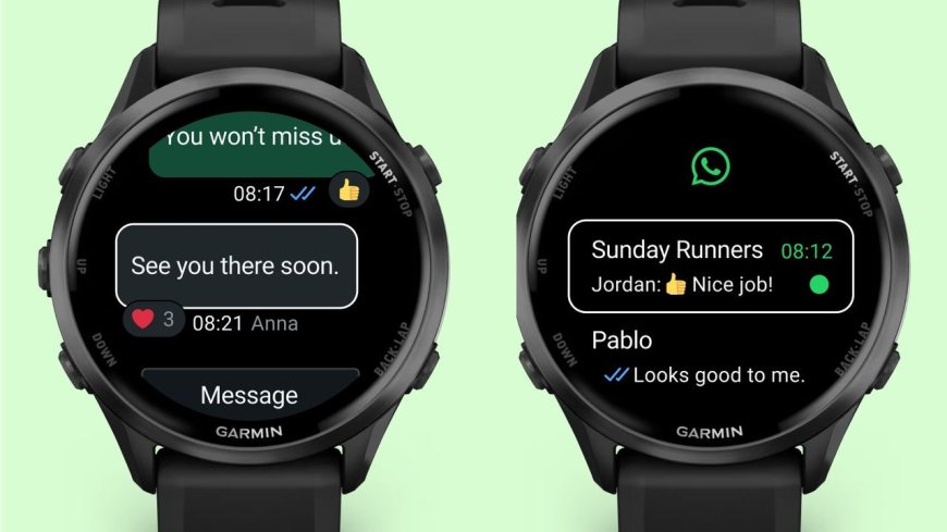 'More people can keep their private conversations going right from their wrist' as Garmin works with Meta to add WhatsApp integration to 'select' watches