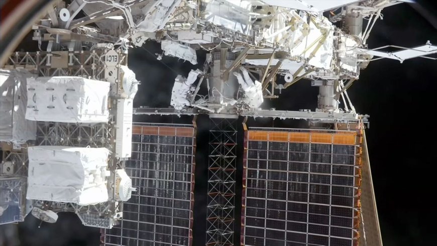 Astronauts complete prep for new ISS solar array on 1st NASA spacewalk in 10 months
