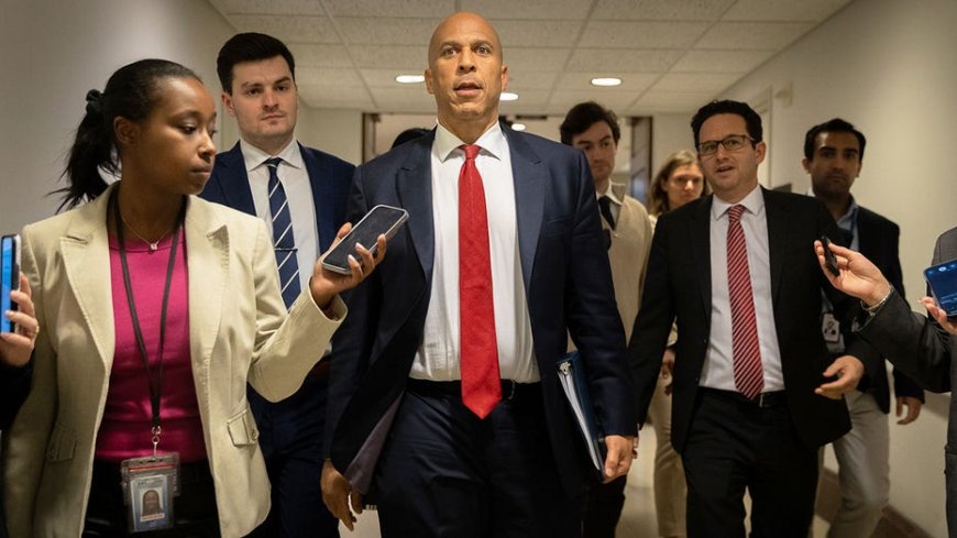 GOP blocks Booker-led push to curb Trump's military authority in Iran