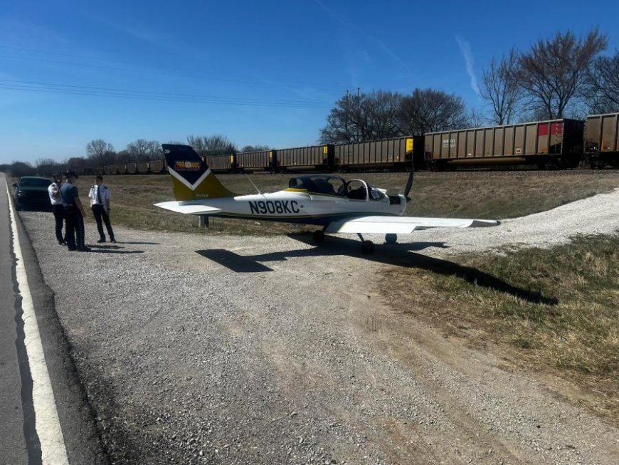 Pilot makes emergency landing on Old Kansas City Road after engine fails