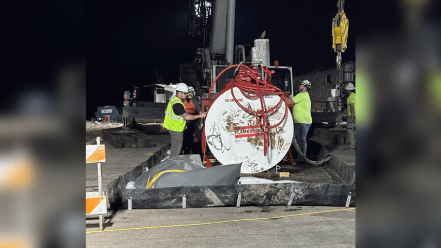 Engineers pull leaking fuel tank from Tuttle Creek Reservoir: EPA