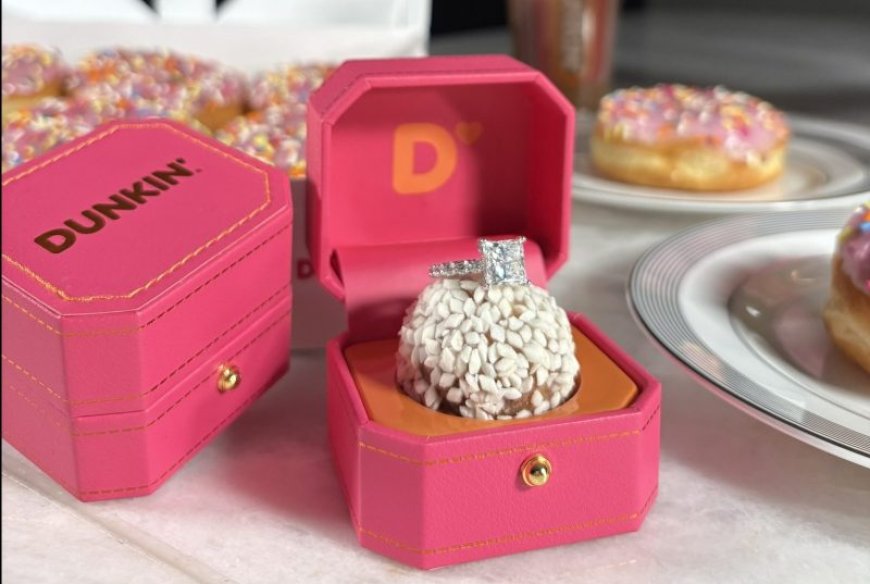 Say ‘I Dough’ with a Dunkin' proposal ring box