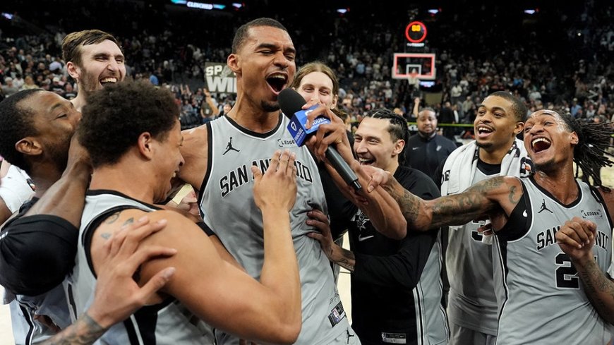 Victor Wembanyama snaps the Spurs' 6-season playoff drought in dramatic fashion with game-winning shot