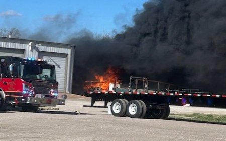 Firefighters battle explosions, fire at Barton County business
