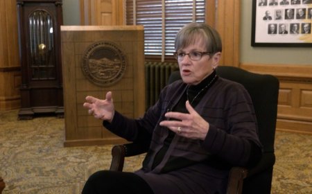 Kansas gov. strikes down 8 bills Monday in slew of veto decisions