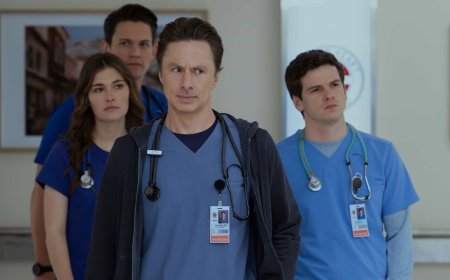 What is the release date for Scrubs season 10 episode 8 on Hulu and Disney+?