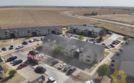 Fire damages apartment complex in northwest Oklahoma town