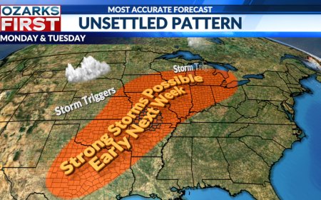 Warm and breezy day before rain enters the forecast
