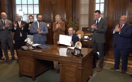 Missouri Governor Mike Kehoe signs three bills into law