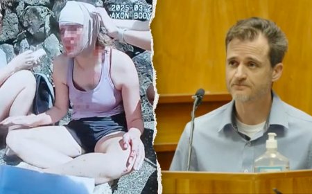 Hawaii doctor learns fate after prosecutors say jealousy drove him to attack wife on cliffside hike