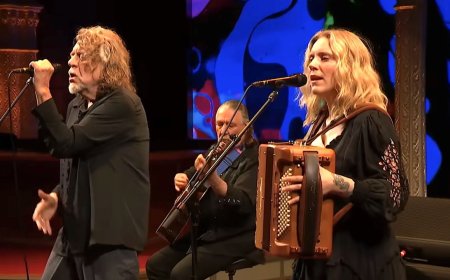 Watch Robert Plant and Saving Grace breathe new life into a Led Zeppelin classic on The Late Show with Stephen Colbert