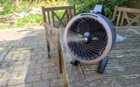 I'm glad I had this powerful and silent fan ready to go for this week's unnaturally hot weather