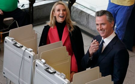 Unearthed clip exposes shocking claim by Newsom's wife about inmates at violent California prison