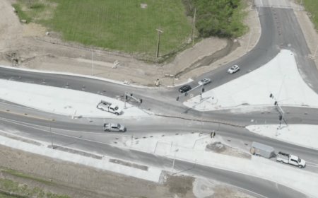 Work continues on Diverging Diamond Intersection at I-470 and View High Drive