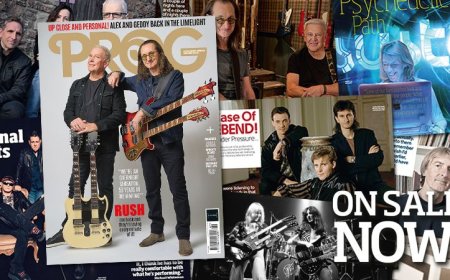 Attention all planets of the Solar Federation! Rush have assumed control of the cover of the new issue of Prog, on sale now!