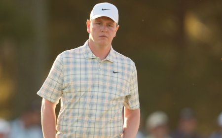 Frustrated McIntyre flips off green at Masters