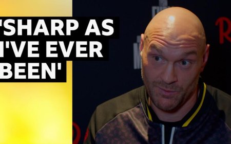 'I'm as sharp as I've ever been' - Fury on Makhmudov fight