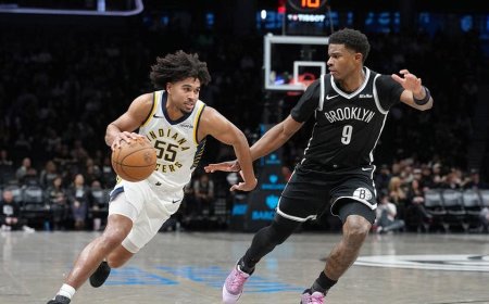 Pacers fans go viral after animated conversation caught on camera during Nets game in Brooklyn