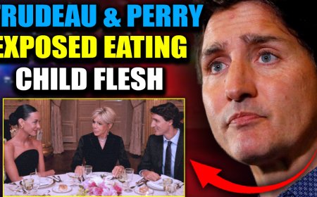 Justin Trudeau and Katy Perry Exposed Dining on Raw ‘Child Flesh’ in Paris