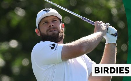 Hatton moves up leaderboard after back-to-back birdies