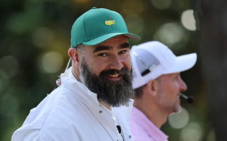 Augusta Fans Not Happy with Jason Kelce's Antics at The Masters