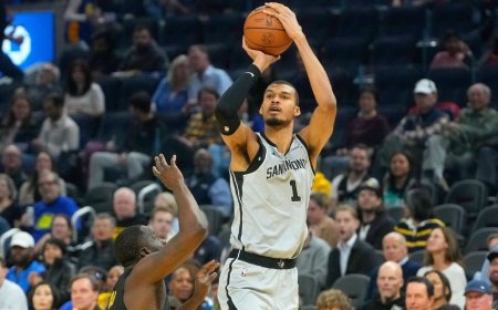 Wembanyama checks another 'box,' hits 65 games