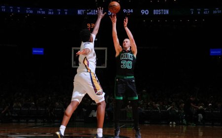 Celtics tie NBA record with 29 3s; clinch 2-seed
