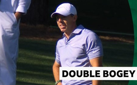 'Such a bad mistake' - McIlroy double bogeys the eleventh