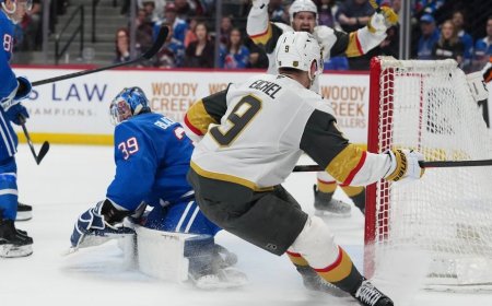 Eichel scores in OT, sends Knights to playoffs