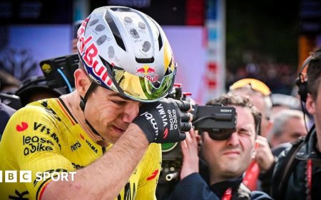 Van Aert beats Pogacar in thrilling Paris-Roubaix sprint